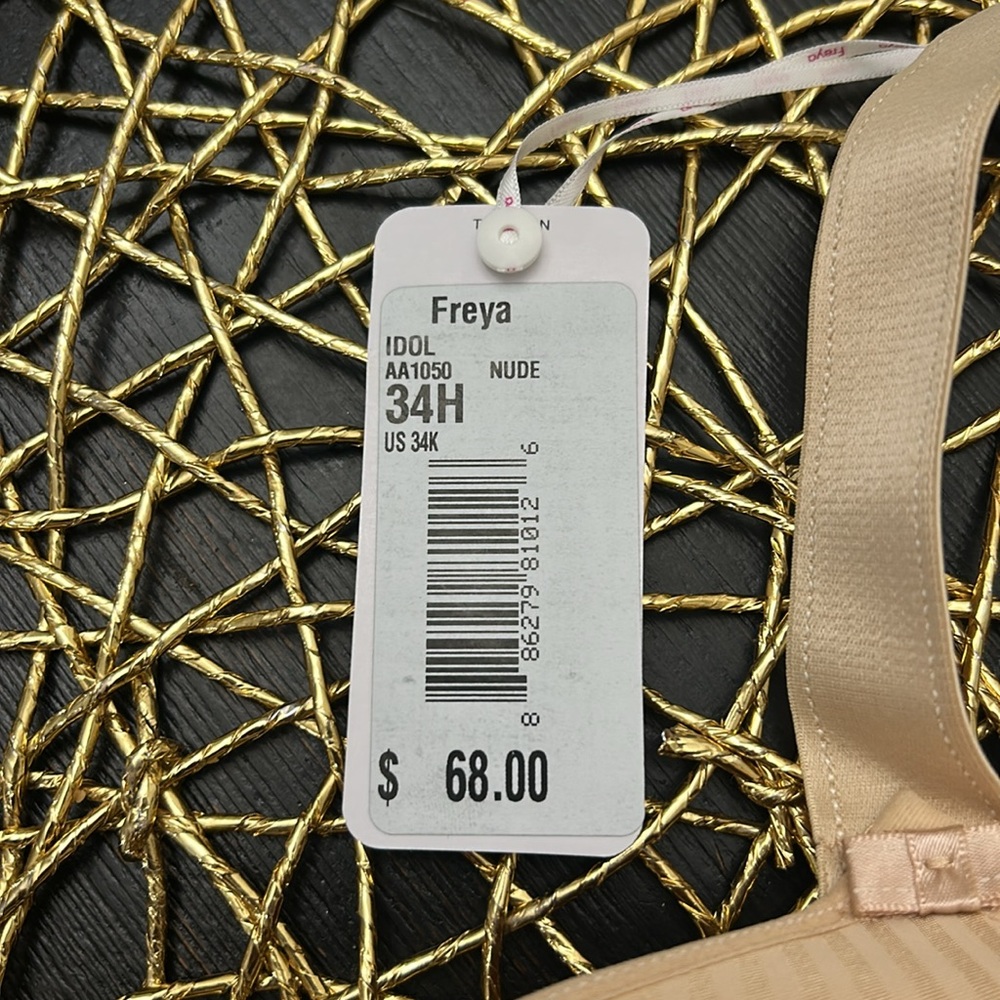 Freya Women's Idol Underwire Molded T-Shirt Bra, Nude, 30E - Picture 8 of 8